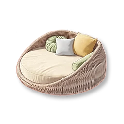 Woven Saucer Sofa