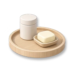 Wooden Tray Soap Set
