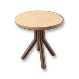 Wooden Round Table - Pine
