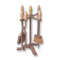 Cozy Winter Fireplace Tools