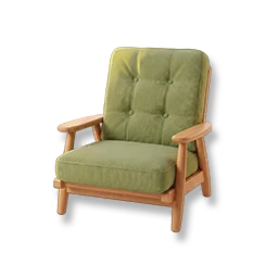 Fabric Armchair - Matcha