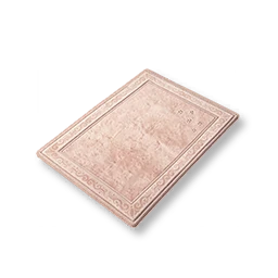 Patterned Rug - Rose