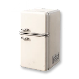 Refrigerator - Warm Apricot White