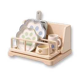 Country Dish Rack - Warm Apricot