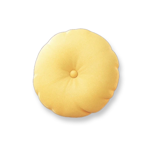 Round Pillow - Turmeric