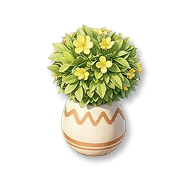 Potted Yellow Petunia
