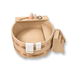 Forest Whispers Wooden Bath