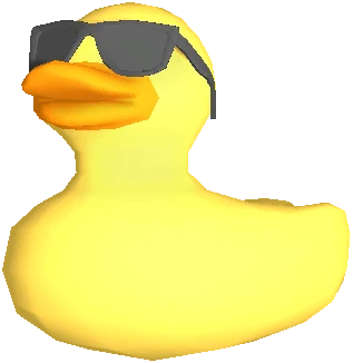 Rubber Ducky with Sunglasses