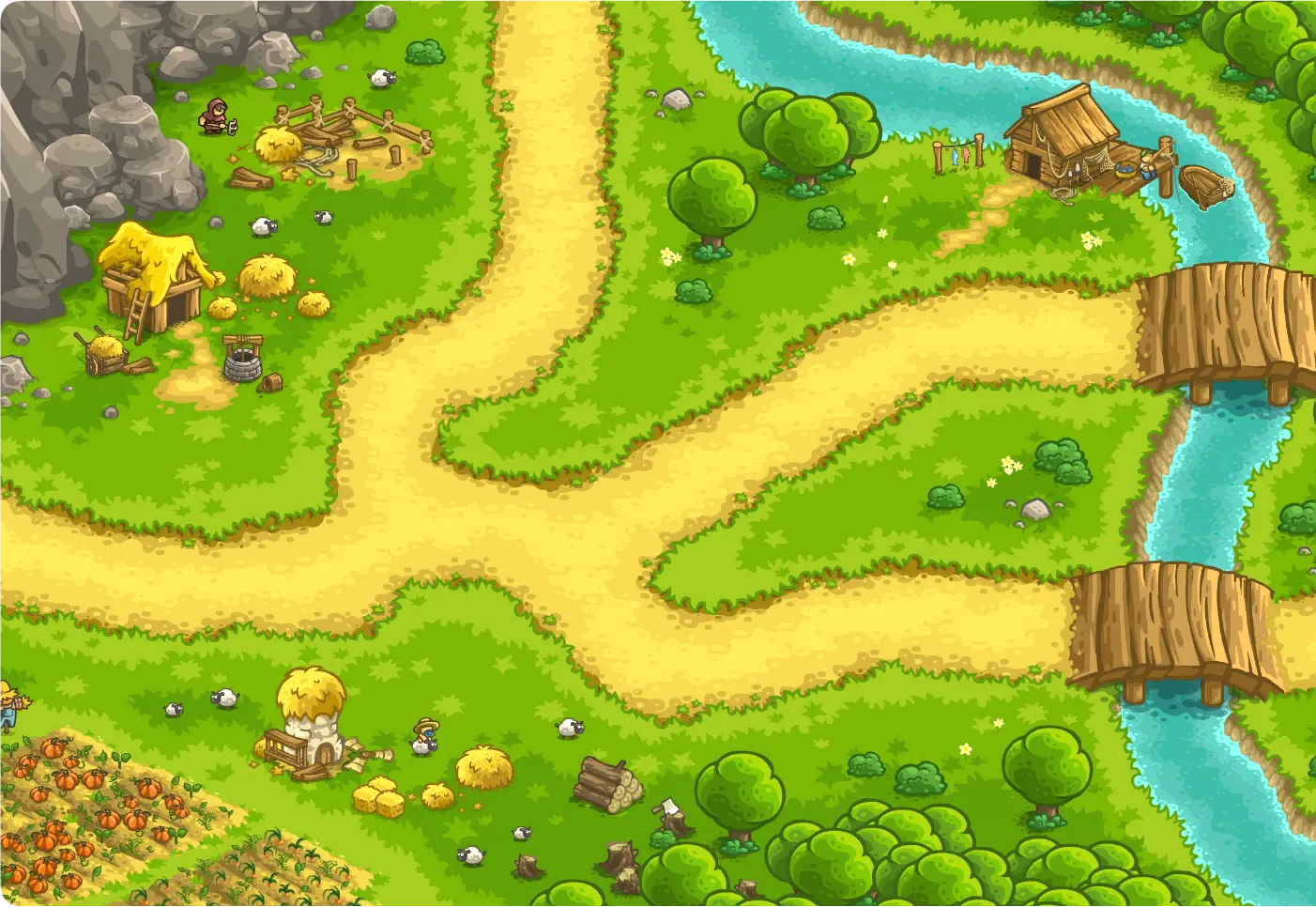 Raided Farmlands stage preview