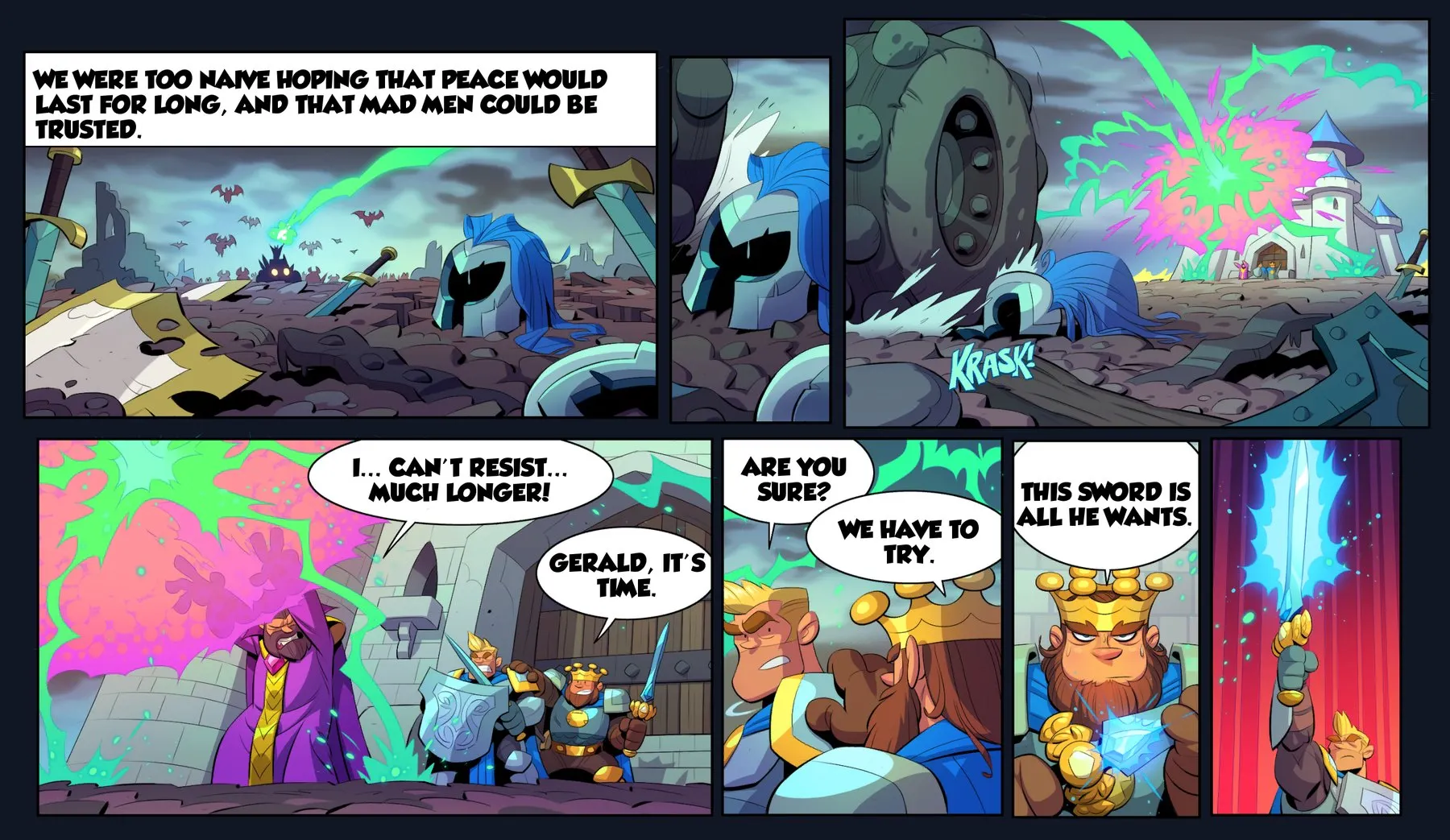 Kingdom Rush 6: Genesis comic 1, page 1