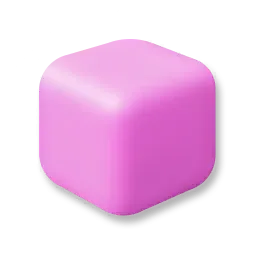 บล็อกสิ่งก่อสร้าง - สีชมพูสด