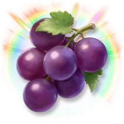 Raisins colorés immenses