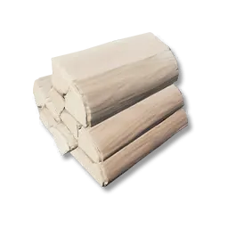 Tas de bois empilé