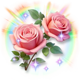 Riesige bunte funkelnde Rose