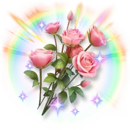 Bunte funkelnde Rose
