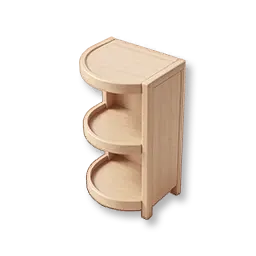 Holz und Tisch - Wandkommode