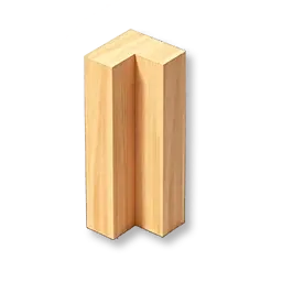 Hartholzeckenpfeiler - Ahorn - Klein