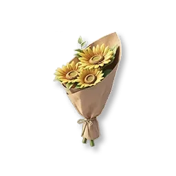 ひまわりの花束