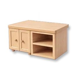 Bois et table - Armoire de cuisine