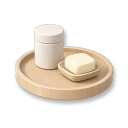 Seifenset mit Holzschale