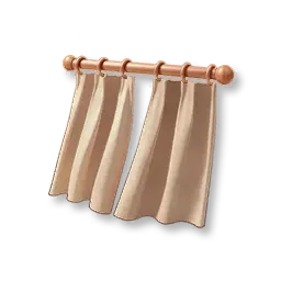 Rideaux en tissu - Blanc cassé