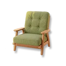 Fauteuil en tissu - Matcha