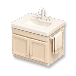 Céladon lavé par la pluie : lavabo