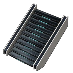 Escalera futurista