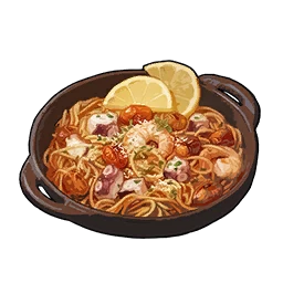 Pasta con marisco