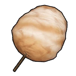 Algodón de azúcar con caramelo