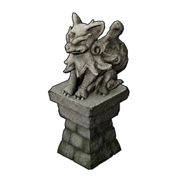 八雲犬雕像