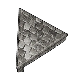 Stone Slanted Corner Roof (Inverted)