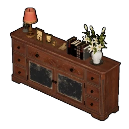 Antique Long Cabinet