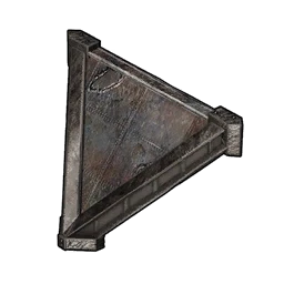Metal Slanted Corner Roof (Inverted)