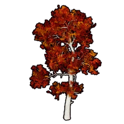 Faux Crimson Foliage C