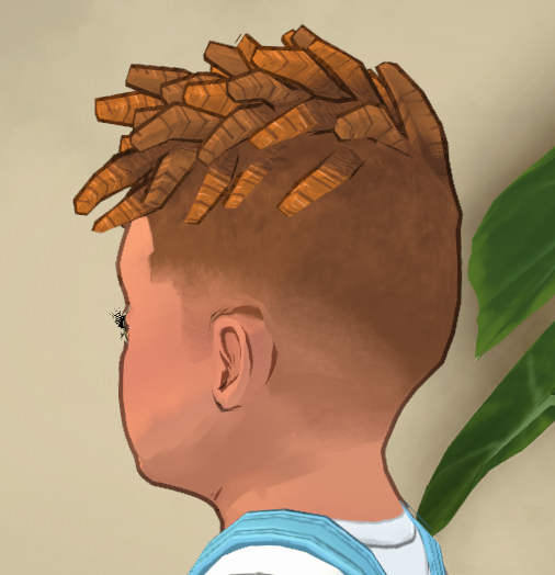 [Toddler] Hair LocksShortSide image 2