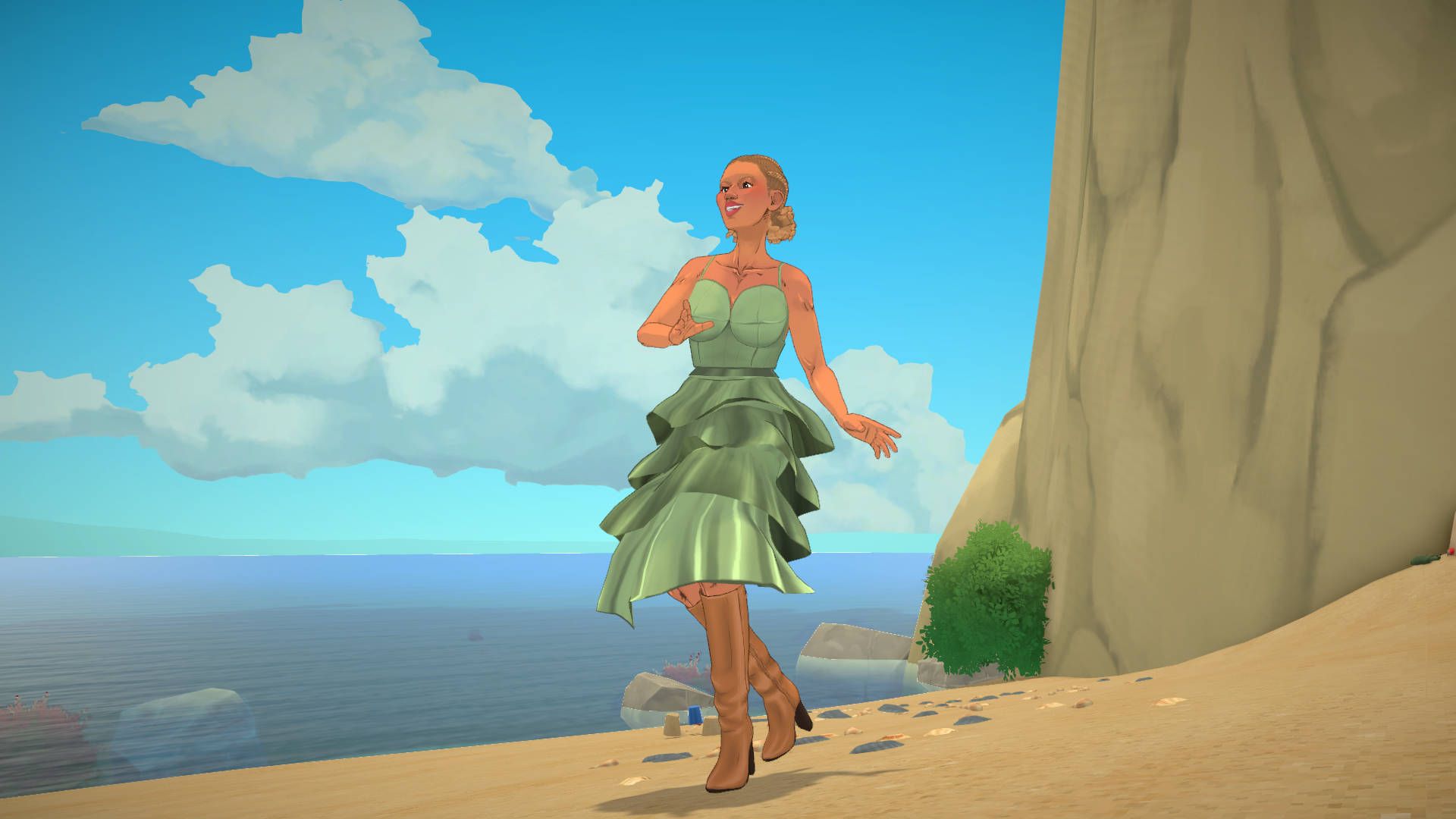 [MW] Sculptural tube midi dress image 2