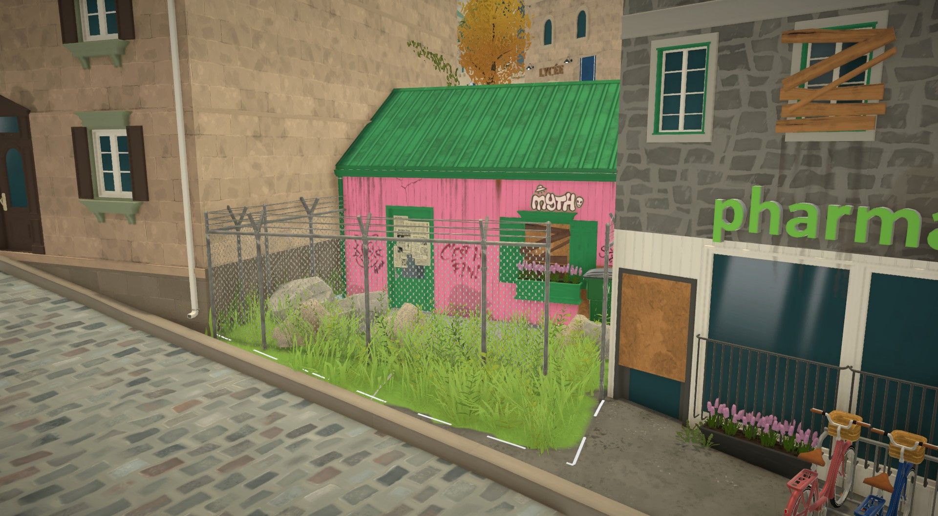 Abandoned Pink House <8k image 1