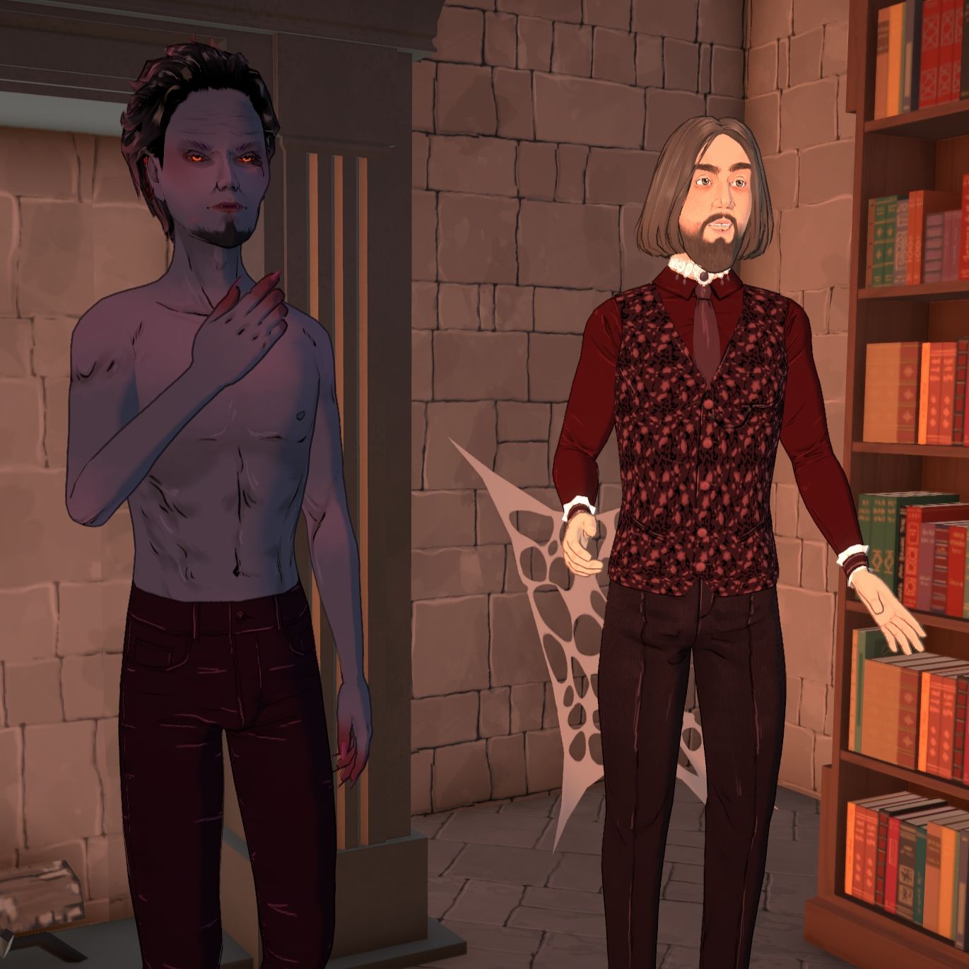 Doctor Faustus and Mephistopheles image 1