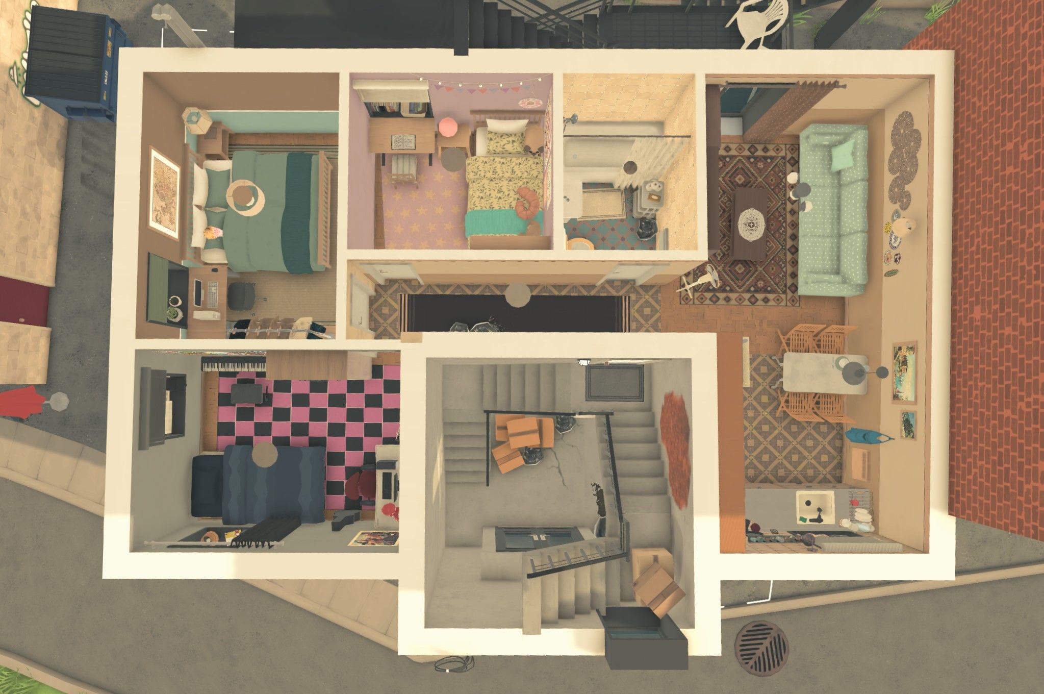 That rundown apartment next to the fire station image 8