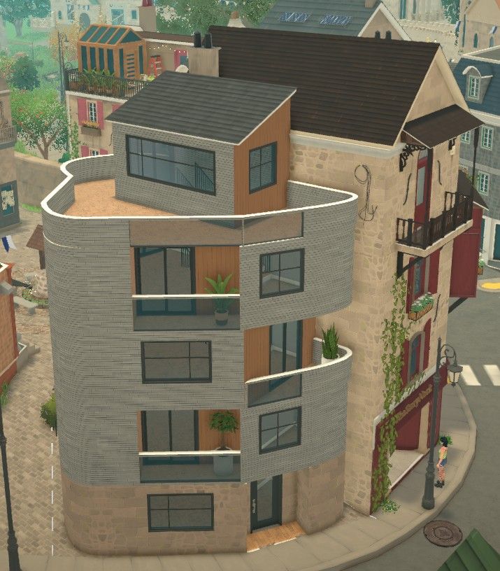 Plaza Corner Shell < 17k v2 (no platform stairs) image 2