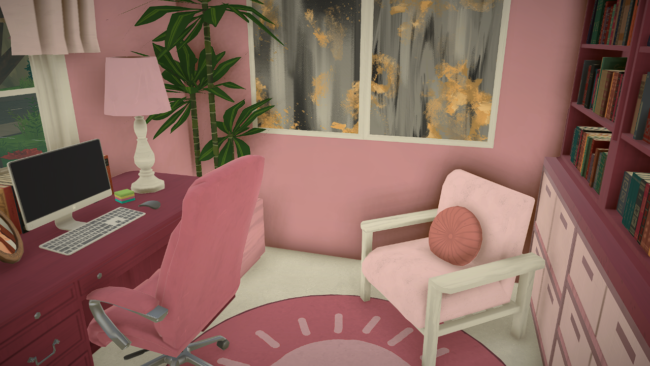 Spacious 1 bedroom 1.5 bathroom cute pink house image 9