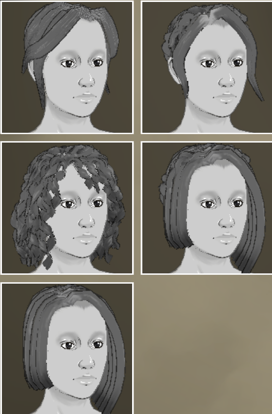 [Quinacridone]Hair Pack 001 image 1