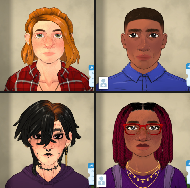 Stardew Seb, Robin, Demitrius, and Maru image 1