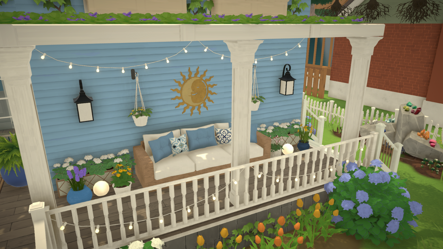 [FlaviaForesta] Light blue modern cottage image 10