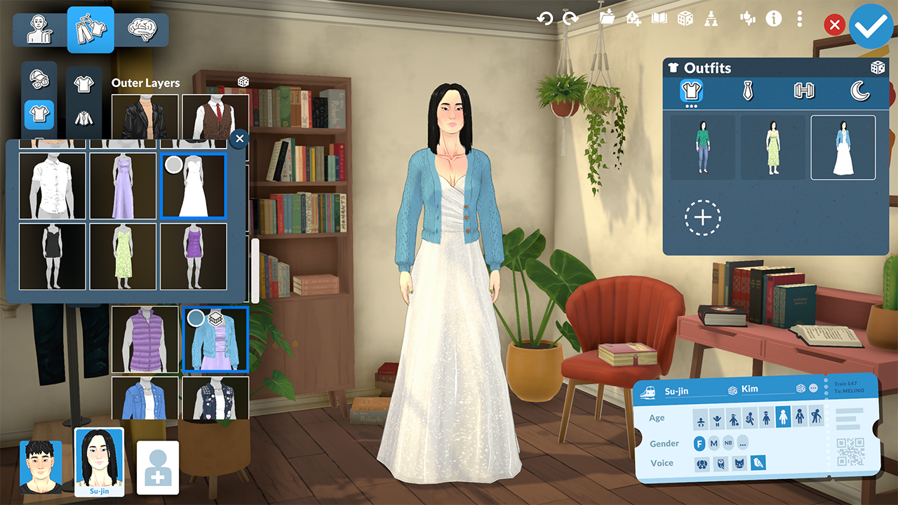 Unlock jacket + dress layer combination image 2