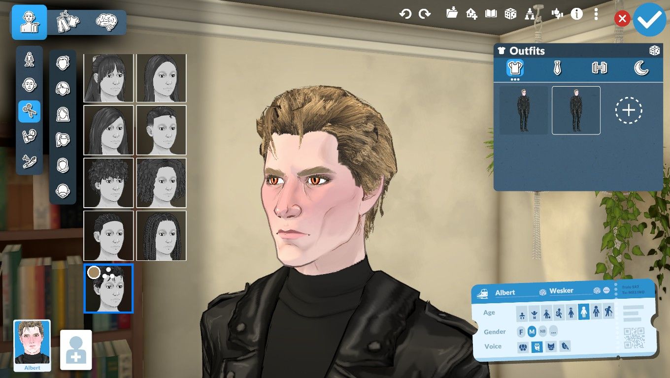 Albert Wesker [Hair and Accessories] image 8