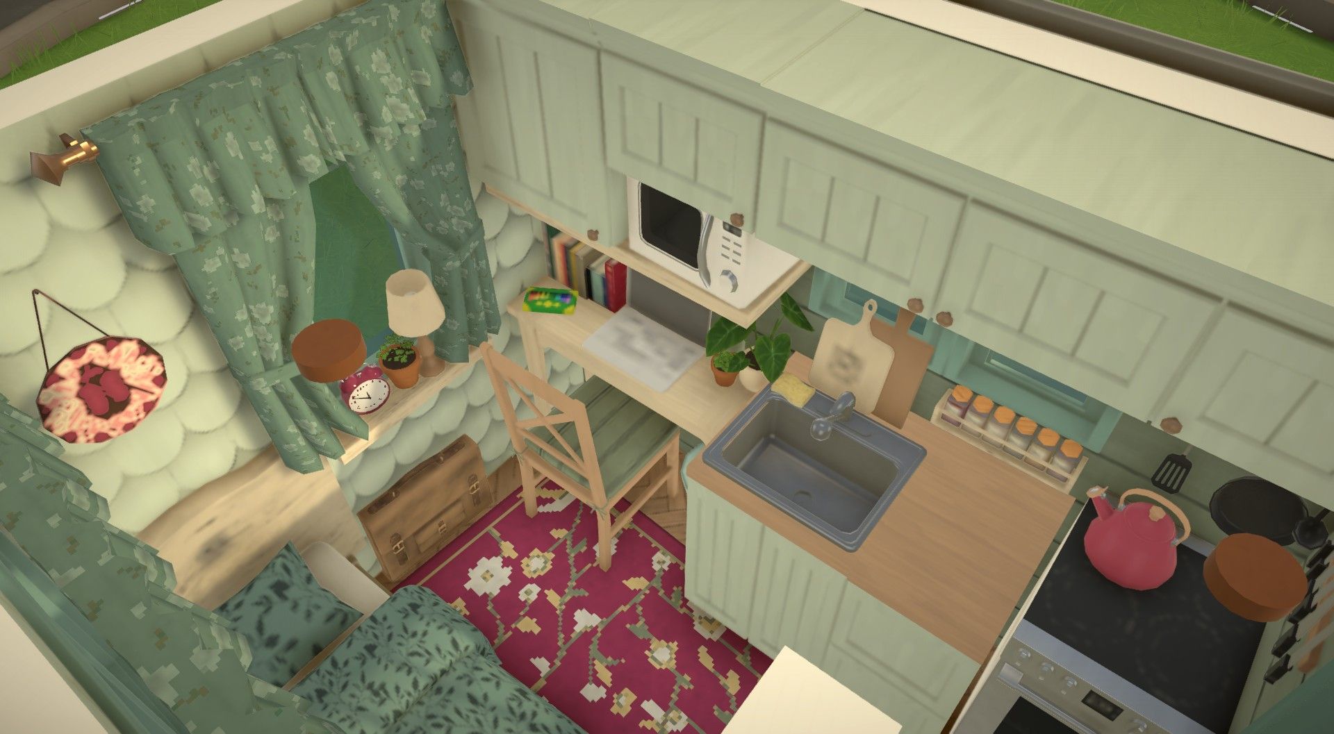 Tiny House - Green Caravan on wheels image 3
