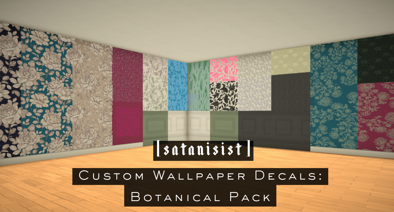 [satanisist] Wallpaper as Decals: Botanical Pack image 1