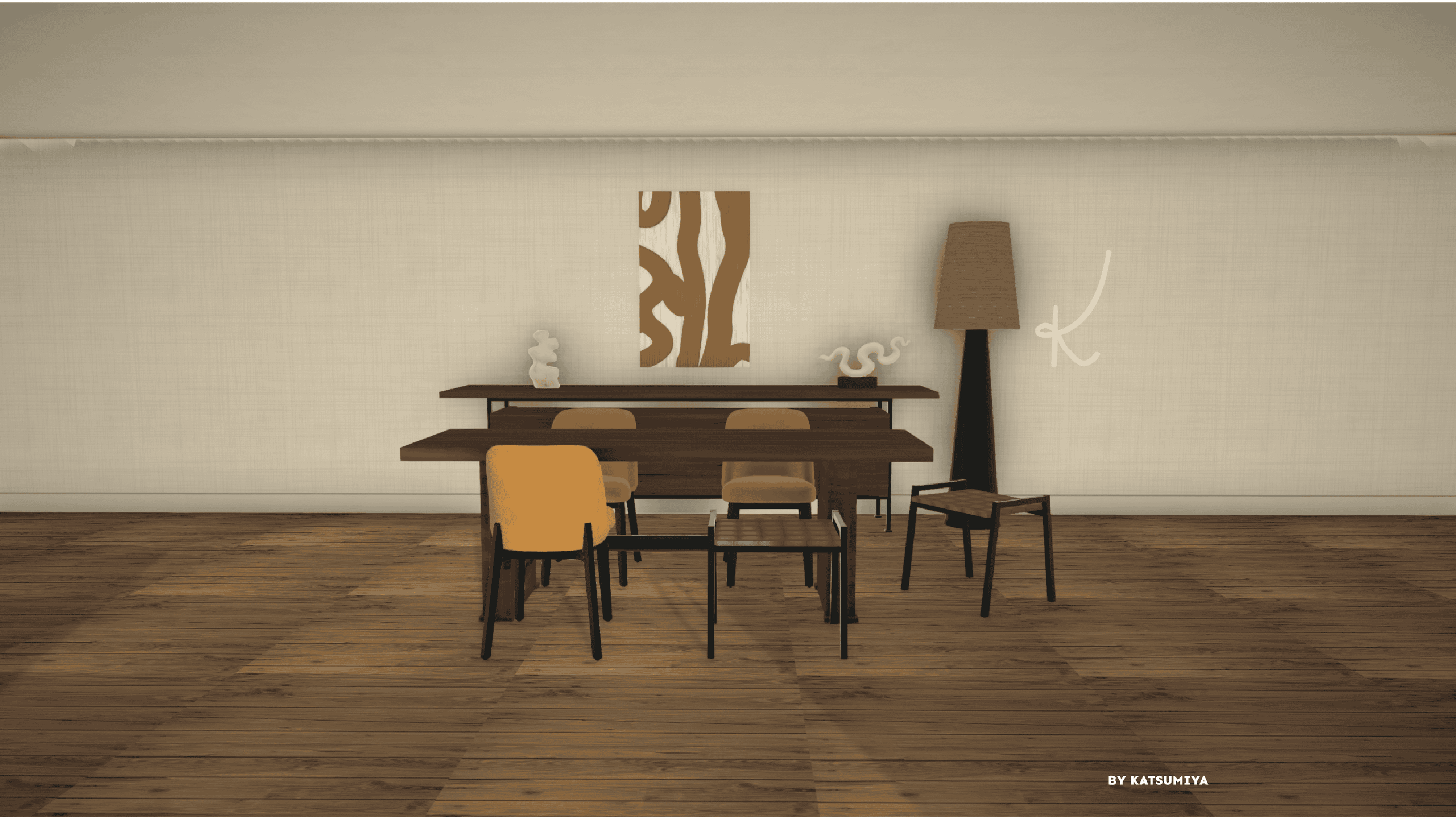MARO Dining Room Set | Industrial Furniture CC image 2
